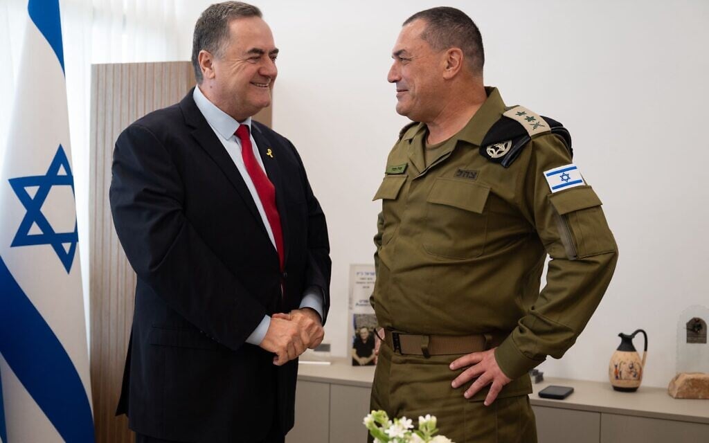 Katz locks horns with IDF chief in apparent effort to reshape military’s top brass