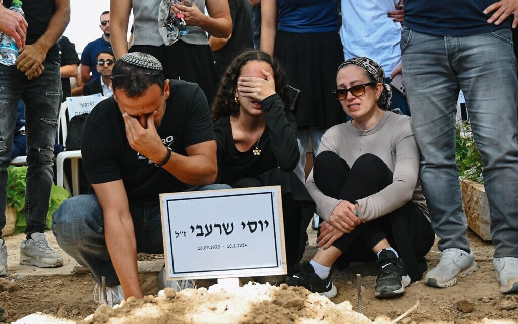 ‘Belated justice’: After two years, hostage Yossi Sharabi laid to rest in Be’eri