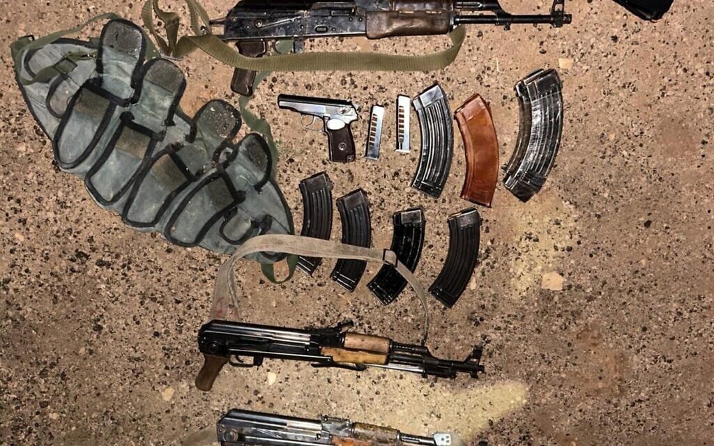 IDF says it busted attempt to smuggle firearms from Syria into Lebanon