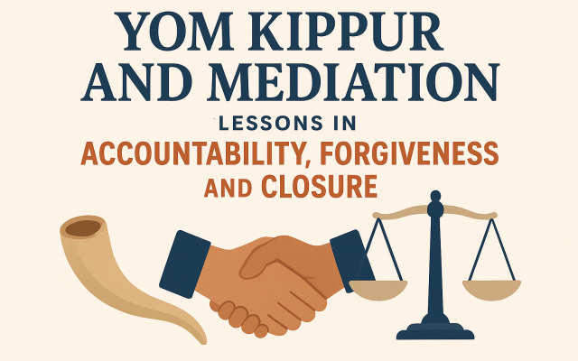 Ari Sliffman | Yom Kippur through the Mediator’s Lens
