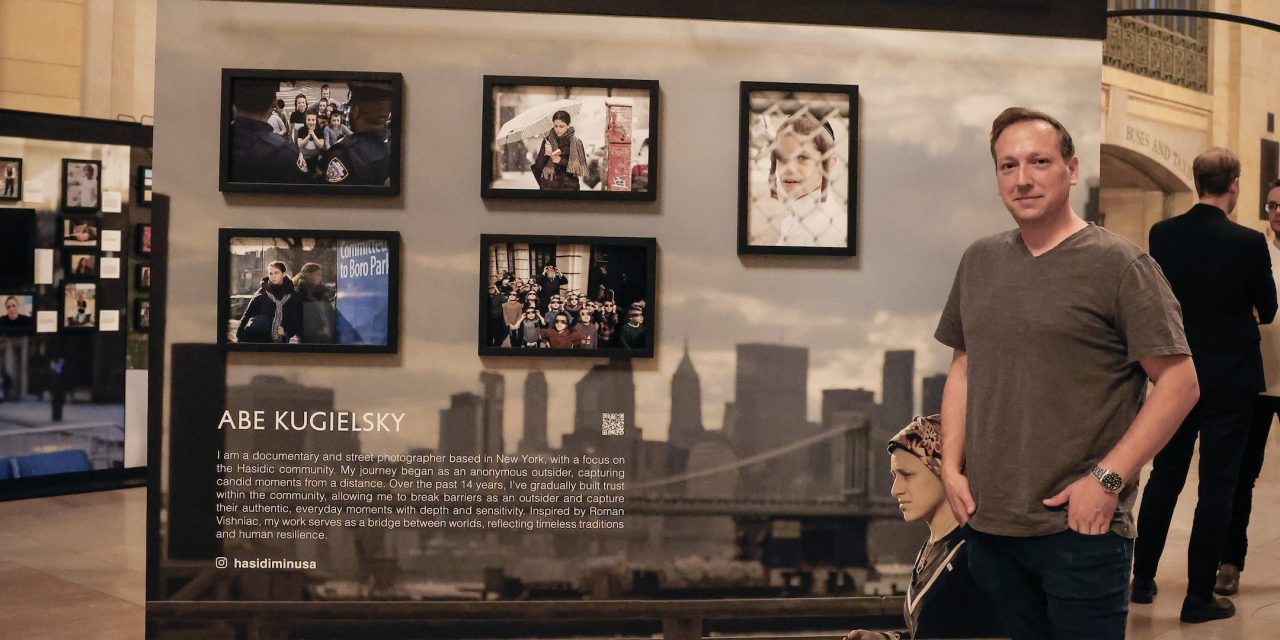 How Abe Kugielsky’s photos of Hasidic Brooklyn ended up on display in Grand Central Terminal