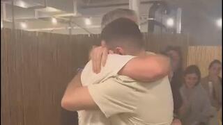 The touching embrace of former hostages Segev Kalfon and Ohad Ben Ami | Watch their reunion