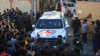 Hamas says will transfer bodies of two hostages to Red Cross