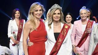 From tactical boots to high heels: Border Police Commander crowned beauty queen grandmother