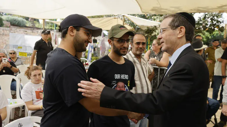 Herzog at funeral: ‘All nations must stand with humanity, bring all hostages home’