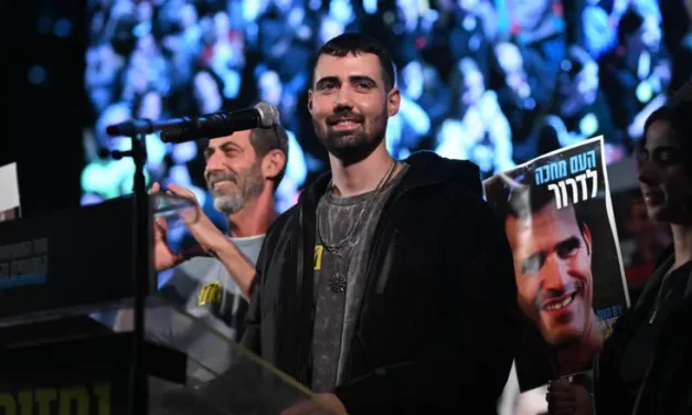 Freed hostage in first speech: I was exposed to images from the square, you gave me hope