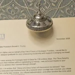 The gift freed hostage Eitan Mor will present to President Trump