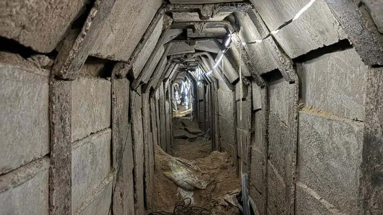 One of the longest tunnel systems in Gaza, where Hadar Goldin was held, exposed