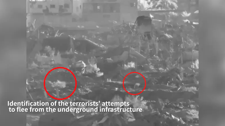 Watch: Terrorists try to flee Rafah tunnel