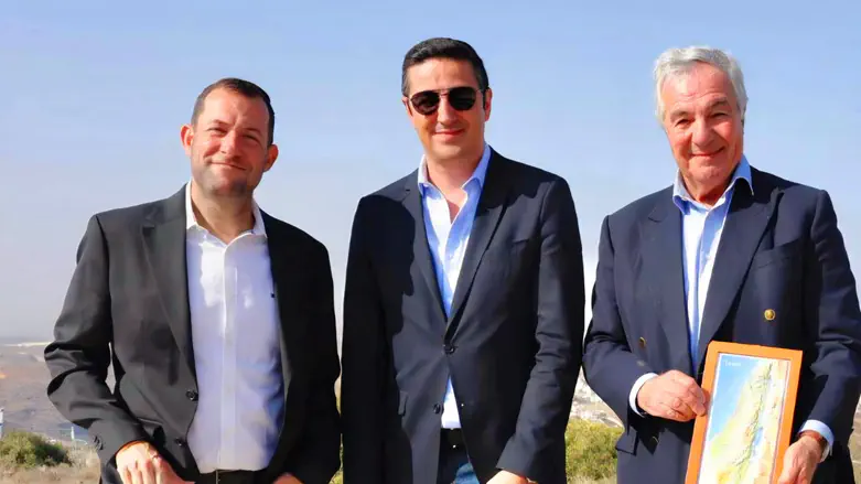 1st time: Belgian Princes visit Samaria & express support for sovereignty