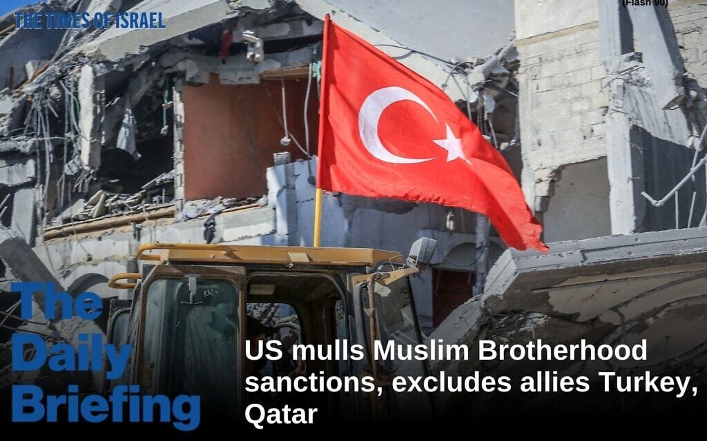 Daily Briefing Nov. 27: Day 783 – US mulls Muslim Brotherhood sanctions, excludes allies Turkey, Qatar