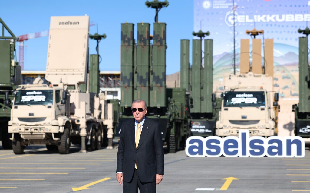 Turkey spends $6.5 billion to boost ‘Steel Dome’ air defenses amid Israel tensions