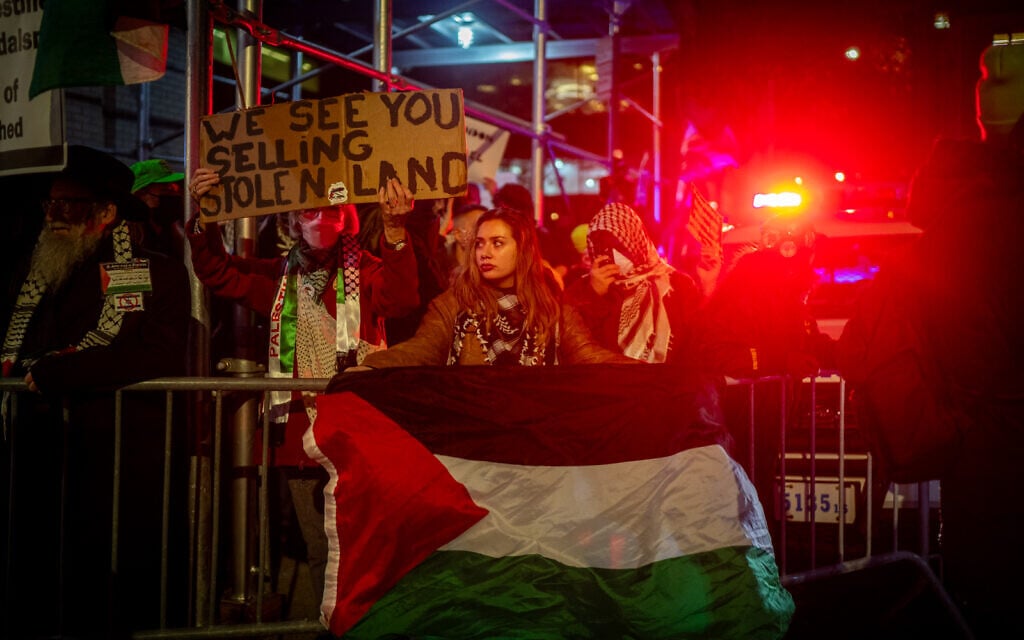 Anti-Zionist protesters chant ‘death to the IDF’ at New York City synagogue