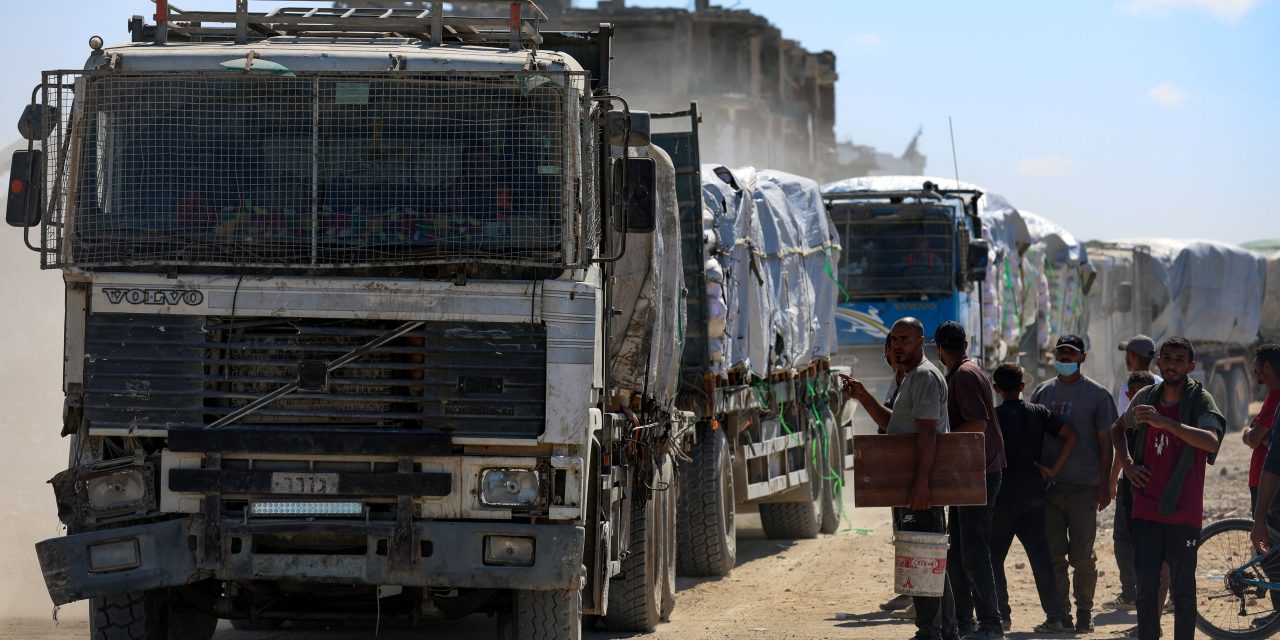 US Central Command posts video of suspected Hamas terrorists looting Gaza aid convoy