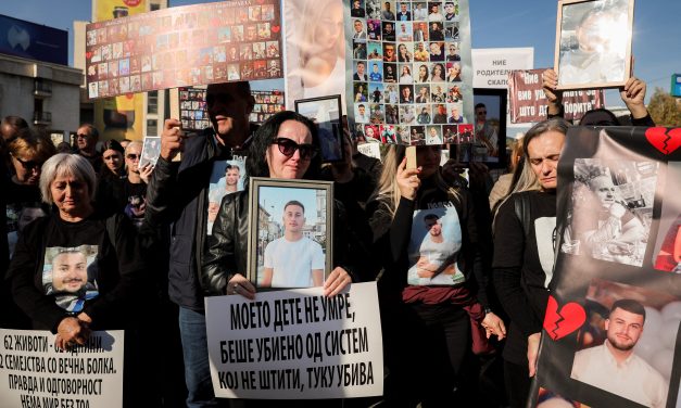 Thousands protest in Skopje ahead of trial over deadly night club fire