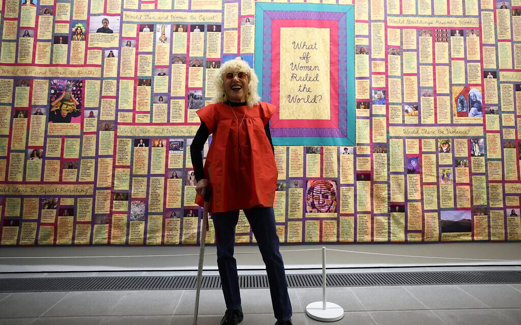 Judy Chicago’s feminist art lands in Tel Aviv, igniting an anti-Israel boycott call