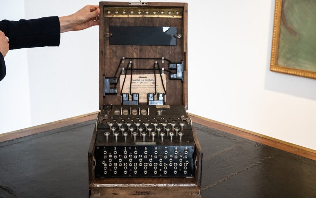 Rare Nazi Enigma machine auctioned off for almost half a million euros