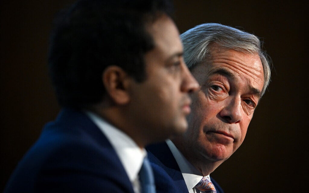 Far-right UK lawmaker Nigel Farage denies saying ‘Hitler was right’ as a schoolboy