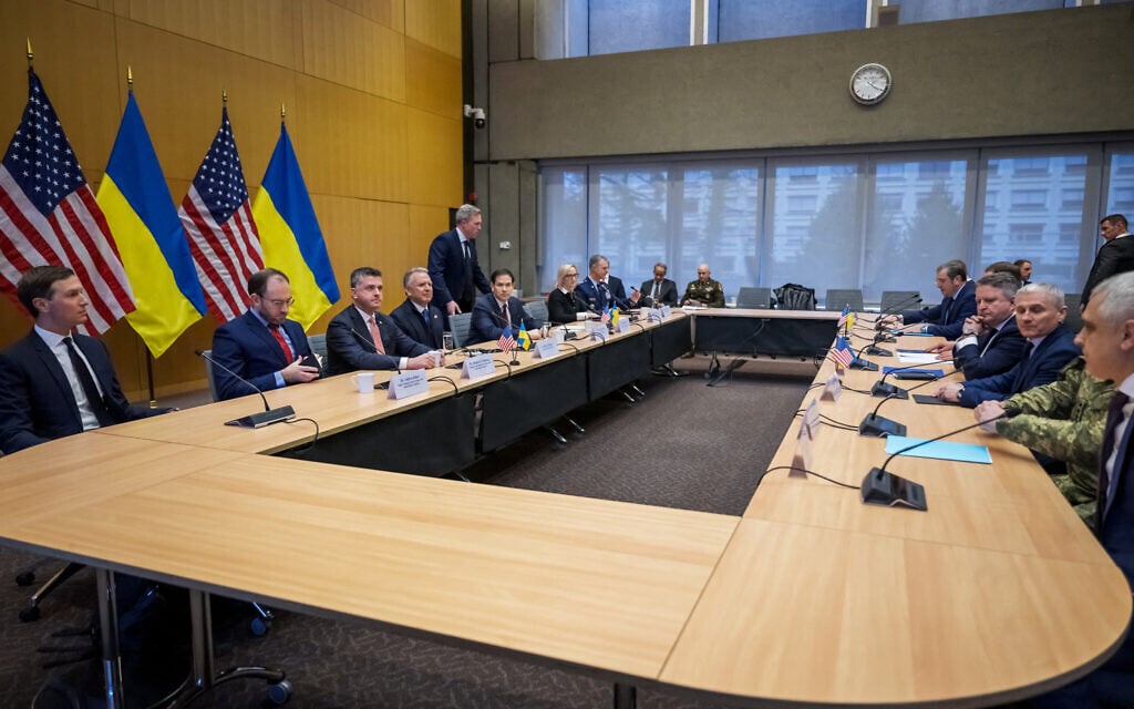 Washington, Kyiv report progress as peace talks swing toward Ukrainian demands