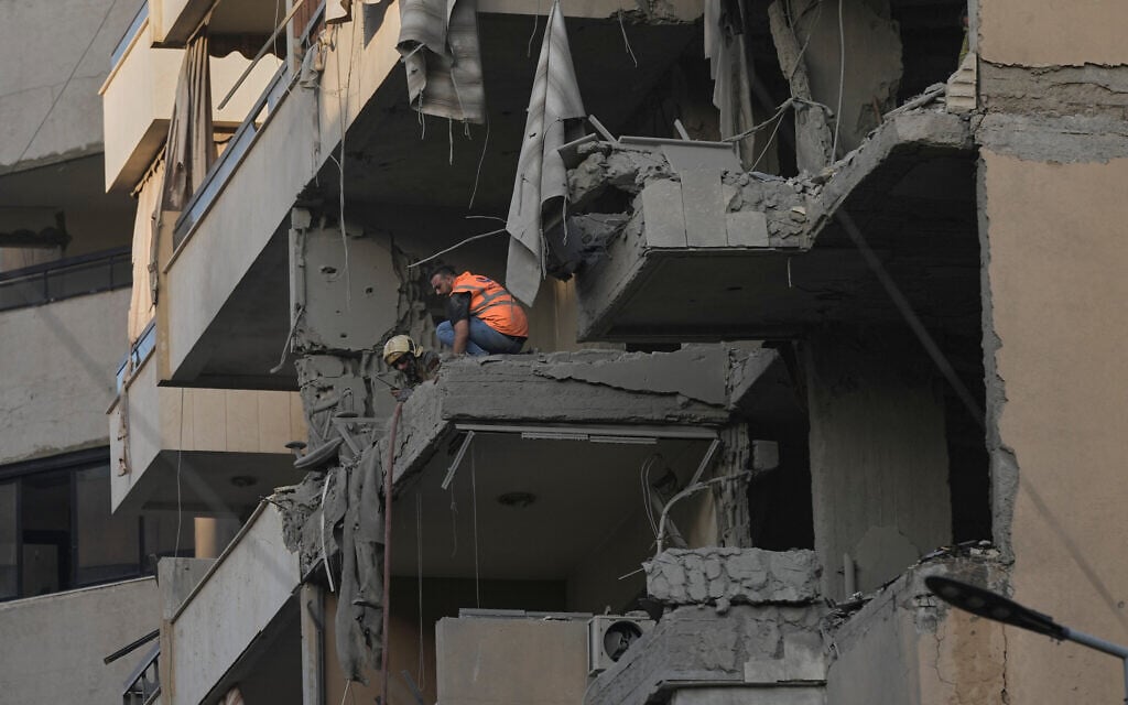 In escalation, IDF says it killed Hezbollah military chief in targeted Beirut strike