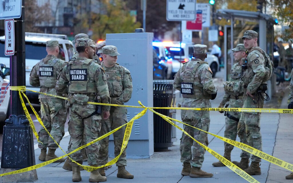 Two US National Guard troops shot, critically hurt near White House; suspect in custody