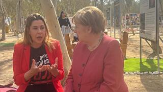 Angela Merkel visits Israel, meets October 7 survivors and receives honorary doctorate