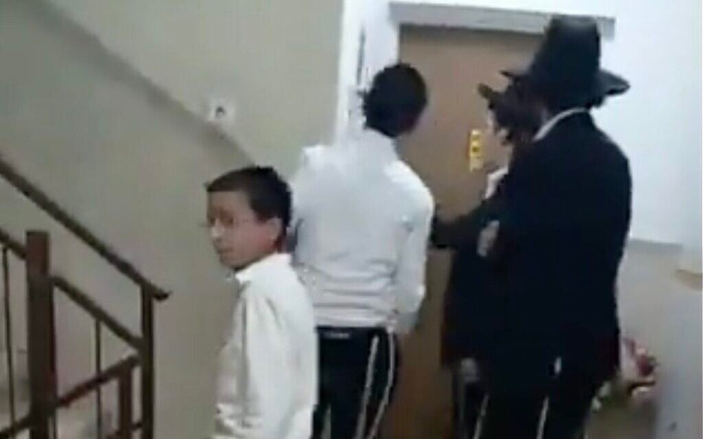 Haredi extremists chant ‘traitor’ and bang on the door of Shas lawmaker’s apartment