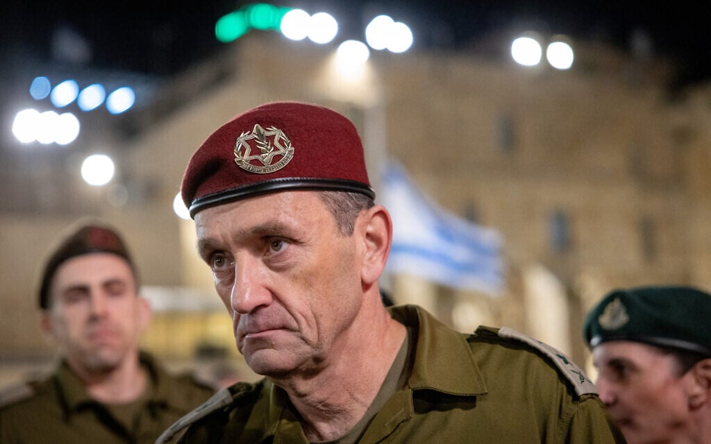‘Lulled to sleep’: Ex-IDF chief Halevi describes lead-up to Oct. 7 in leaked audio