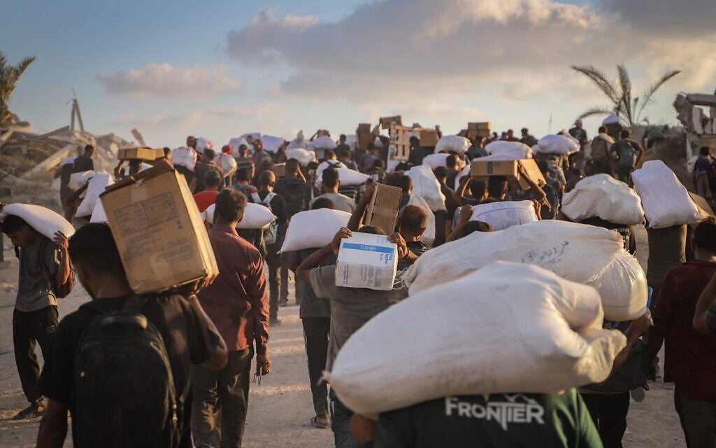 Israel reopens northern Gaza border crossing for humanitarian aid deliveries