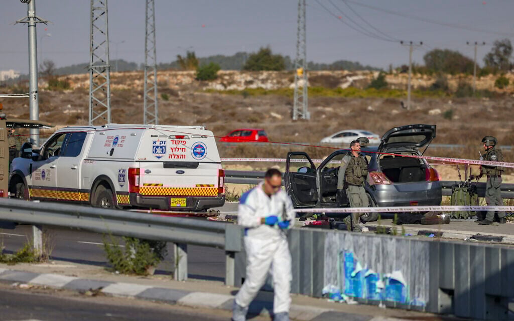 Man killed in terror attack at Gush Etzion Junction in the West Bank; 3 others wounded