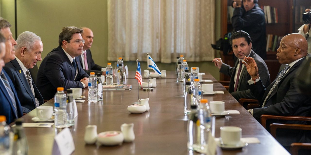 His successor wants to arrest Benjamin Netanyahu. NYC Mayor Eric Adams just sat down with him in Israel.