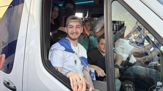 ‘I still can’t believe it’: freed hostage Bar Kupershtein returns home to Holon