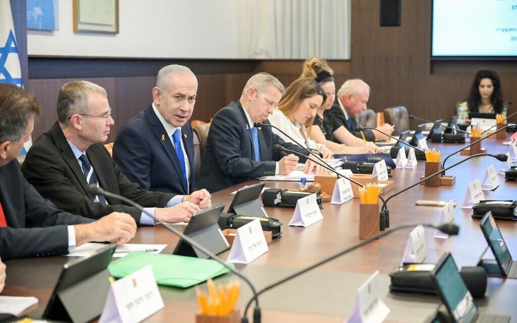 At cabinet meeting, PM vows to ‘continue to strike terrorism’ wherever necessary