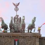 Pro-Palestinian activists barricade themselves atop Berlin’s Brandenburg Gate: ‘Yalla intifada!’