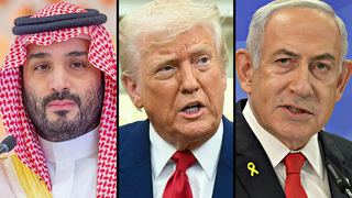 Before talks with Trump, Saudi Arabia doubles down on terms for Israel ties