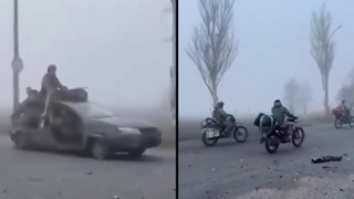 ‘Like Mad Max’: Dramatic footage shows Putin’s fighters storming besieged Ukrainian city