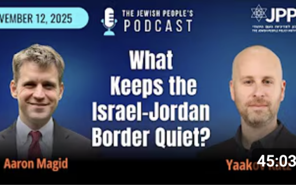 What keeps the Israel-Jordan border quiet? – Sponsored Content