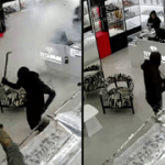 Watch: Southern Israel jeweler outsmarts robbers in dramatic heist attempt