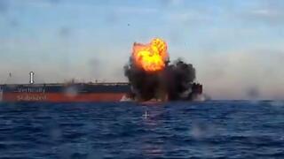 Dramatic footage: Turkey shows Ukraine’s ‘Sea Baby’ drones hitting Russian shadow fleet tankers