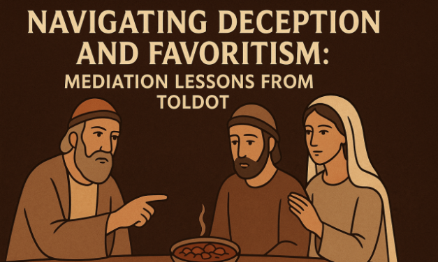 Ari Sliffman | Parshah through the Mediator’s Lens: Toldot