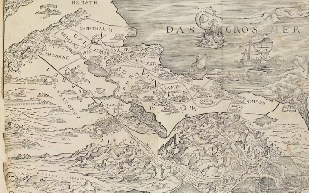 How the first Bible to include a map helped spread the idea of countries with borders