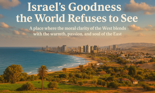 Sabine Sterk | Israel’s Goodness the World Refuses to See