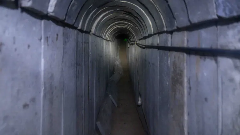 Heavy rains expose Hamas terror tunnel near Gaza border