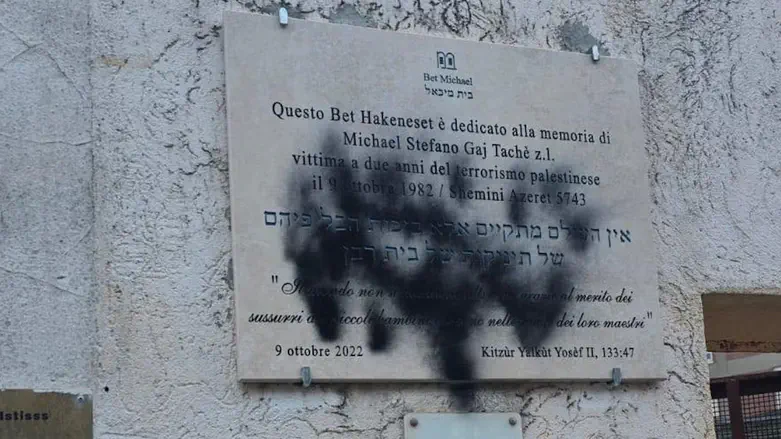 Rome: Memorial for 1982 terror attack victim vandalized