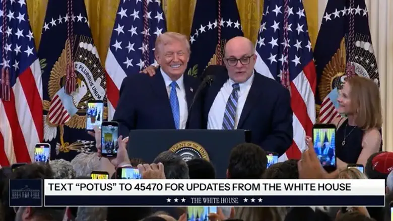 Trump praises Mark Levin and his support for Israel