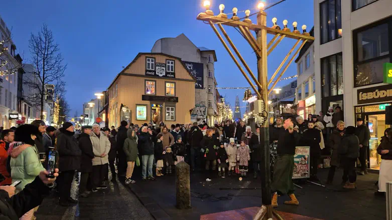 Iceland’s small Jewish community lights Hanukkah menorah amid growing tensions
