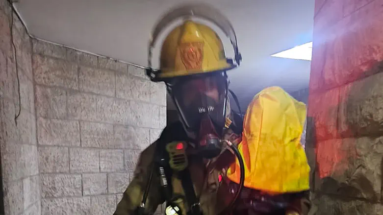 Parents and infant rescued from burning Jerusalem apartment