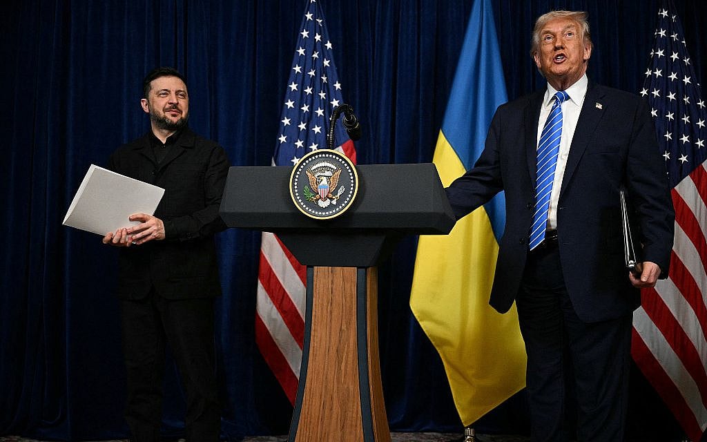 US and Ukraine ‘a lot closer’ on peace deal, Trump says after meeting with Zelensky