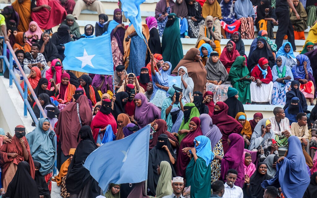 Thousands rally in Somalia against Israeli recognition of Somaliland