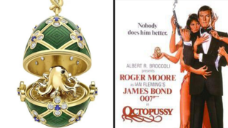 Thief accused of swallowing James Bond Fabergé pendant as police ‘await its return’